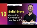 Solid State - Understanding and locating Octahedral & tetrahedral Voids | JEE Advance | Paaras Sir