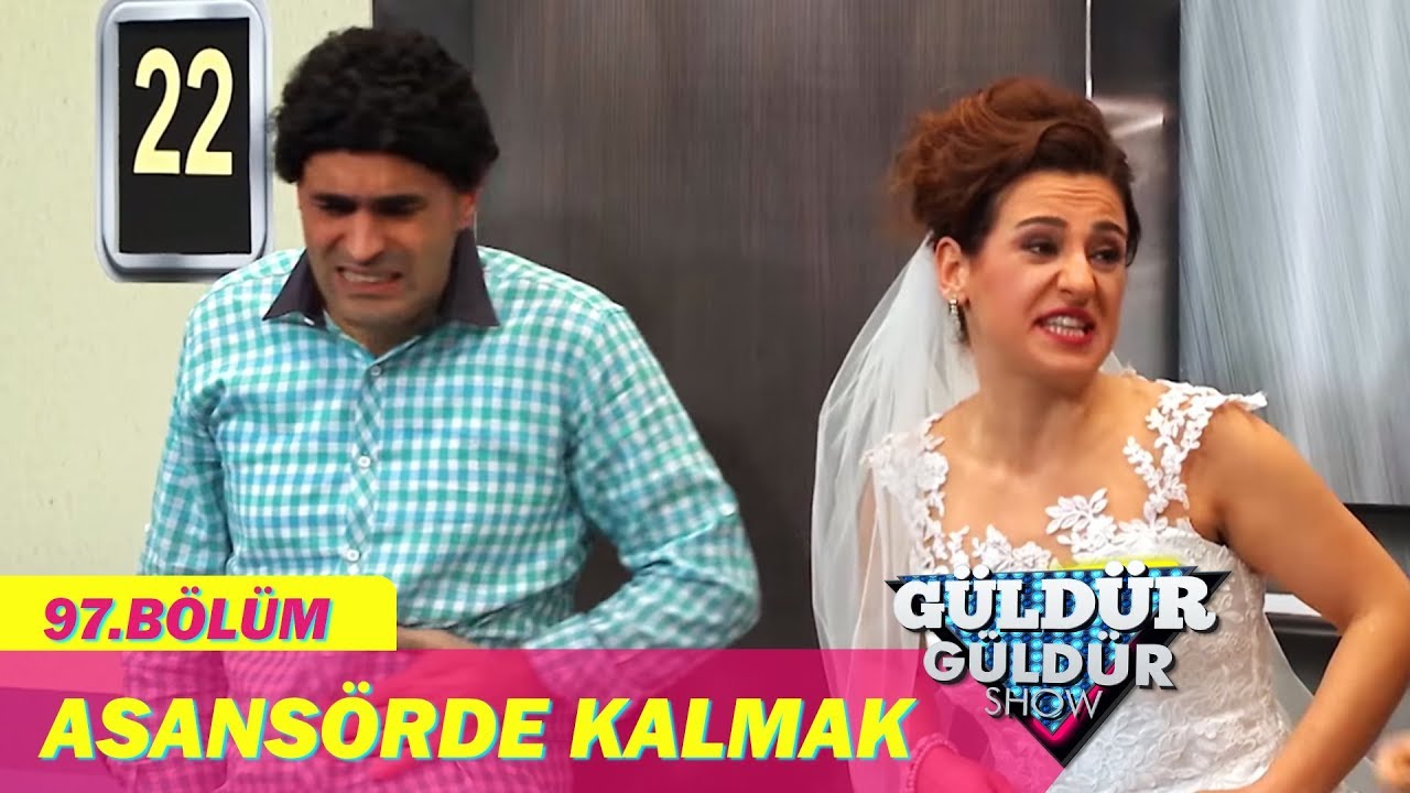 Guldur Guldur Show 97 Bolum Asansorde Kalmak Skeci Youtube