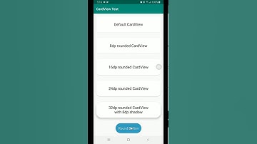 Android CardView (demo)