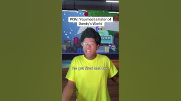 POV: You meet a hater of Dandy’s World