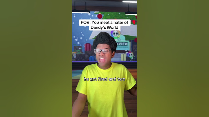 POV: You meet a hater of Dandy’s World