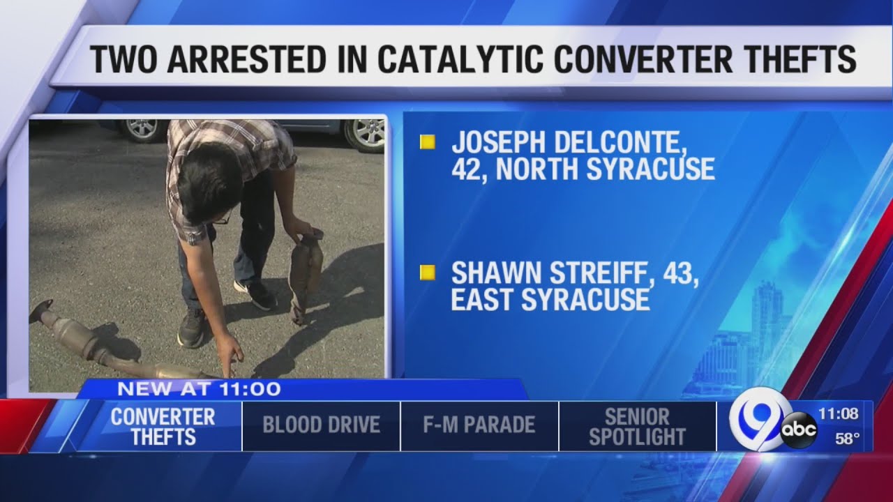 2 arrested in catalytic converter thefts - YouTube