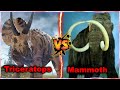 TRICERATOPS vs MAMMOTH - Who Would Win? --- Fight Analysis