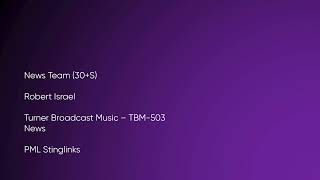 News Team (30+S) - R. Israel | Turner Broadcast Music (TBM-503) [Full Track] - PML Stinglinks #869