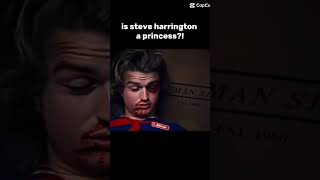 Is Steve a princess? #fun #disney #strangerthings #steveharrington #fyp #eleven #vecna #shorts