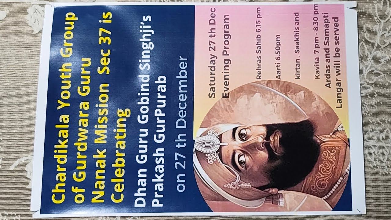 CHARDIKALA YOUTH GROUP OF GURUDWARA GURU NANAK MISSION SEC 37 