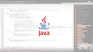 LP3: Ajuda com resolução de problemas e erros em Java