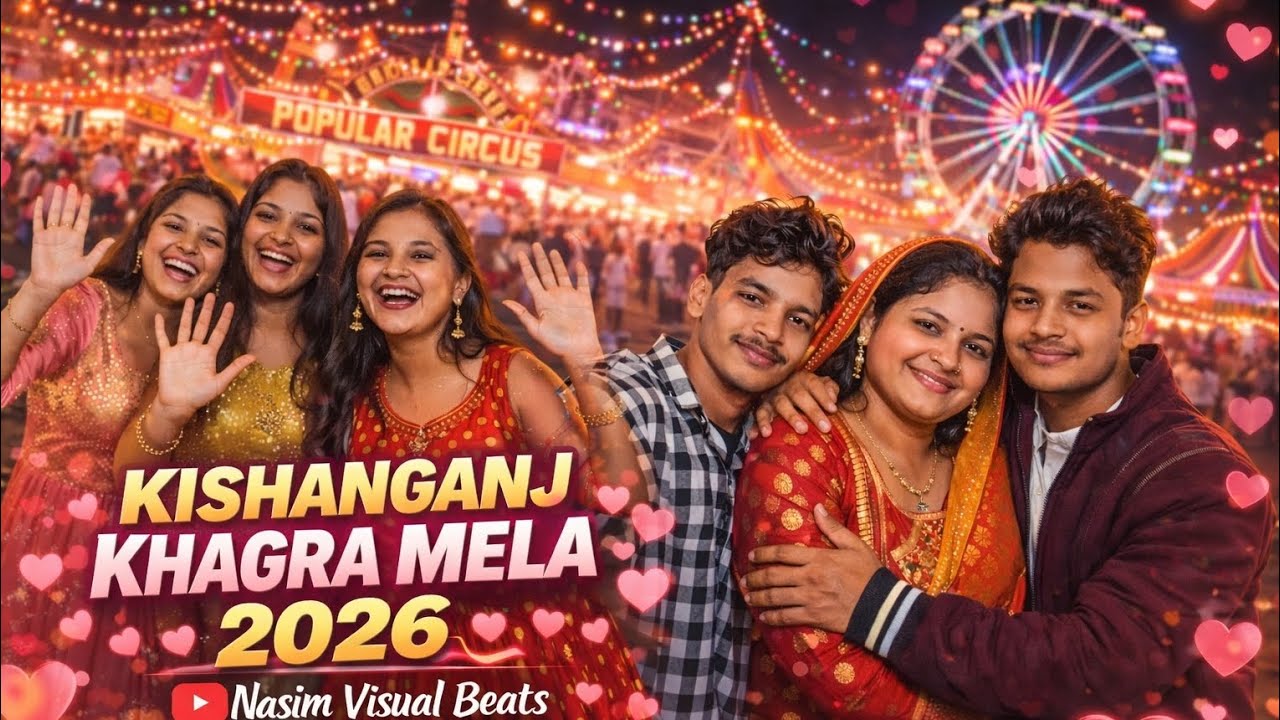 👉 Kishanganj Khagra Mela 2026 Vlog 😍 | Dost & Family Ke Saath Full Enjoy | #nasimvisualbeats #love ❤