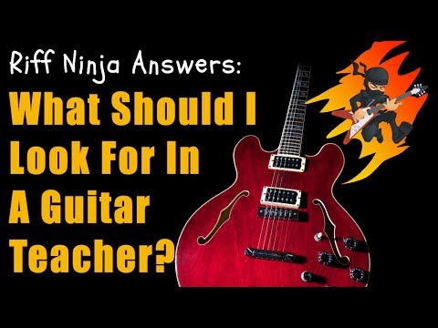What to Look for in a Guitar Teacher?