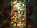 Monkey Or Madari Ki Funny Kahani #comedy #funny #animation #monkey #madari #story #kidsfun #cartoon