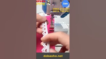 Cữ may ren thủ công - Mẹo vặt cắt may - dobaoho.net