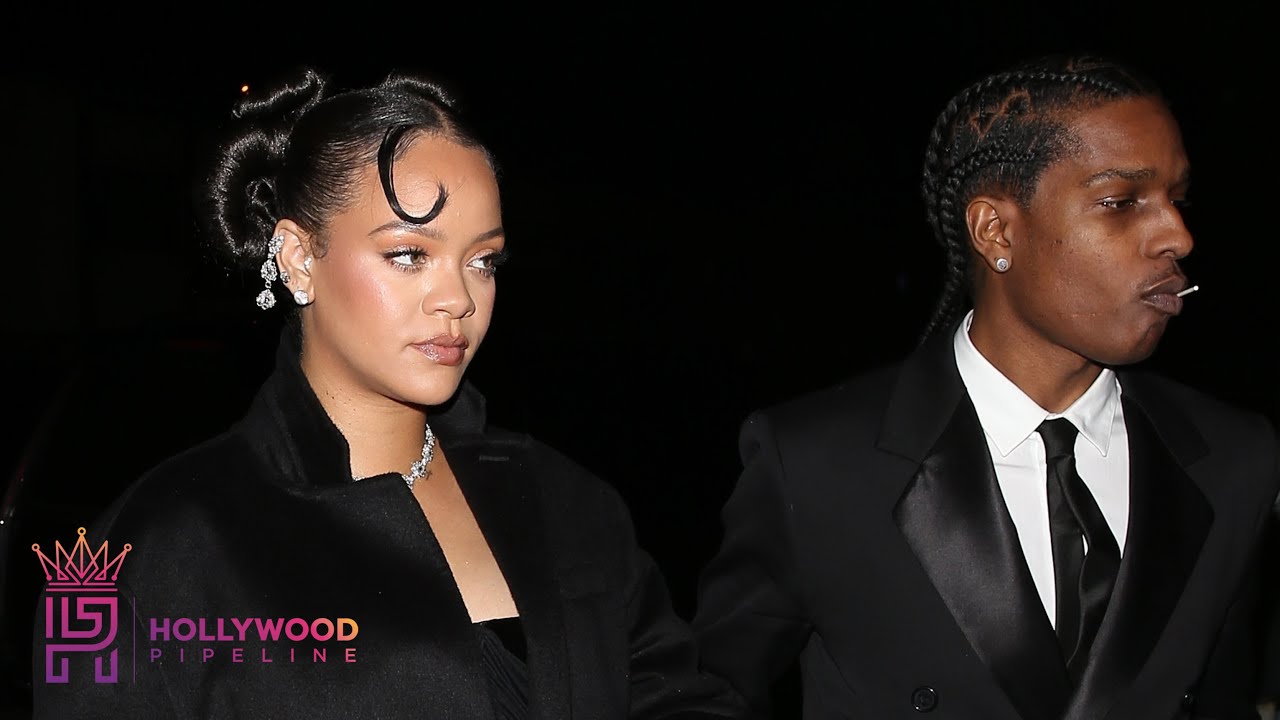 Rihanna & A$AP at Giorgio Baldi After Golden Globes