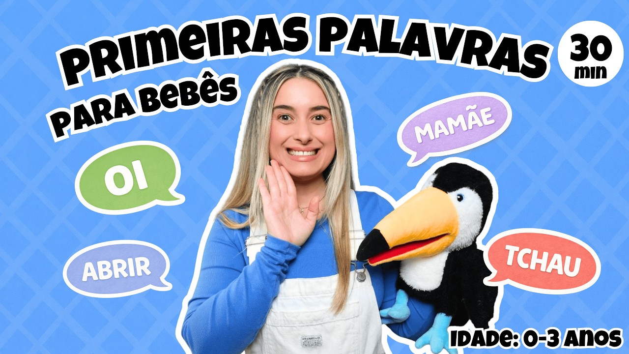 Primeiras Palavras para Bebês | Aprender a Falar com Repetição e Música (0–3 anos)