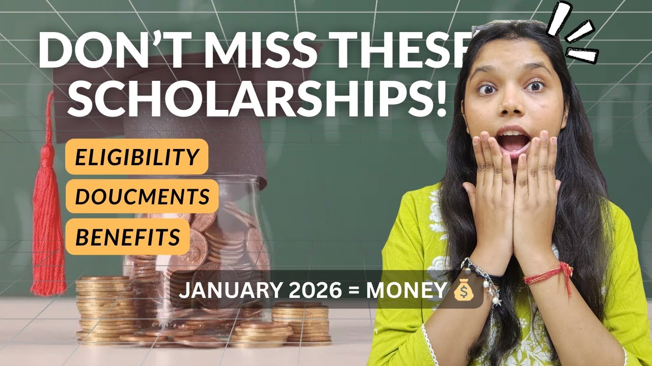 Top 5 Scholarships You Must Apply for in January 2026 | Eligibility ...