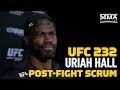 UFC 232: Uriah Hall Explains Emotional Post-Fight Speech About Sister - MMA Fighting