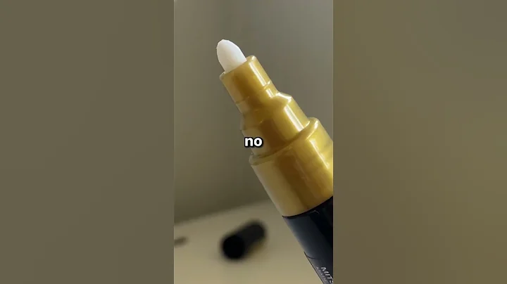 YOU’RE PROBABLY USING POSCA MARKERS WRONG ‼️ #shorts