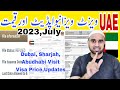 UAE visit visa update: Visit visa price 1&2 month ,ban city visa update, New update Visit Visa dubai image