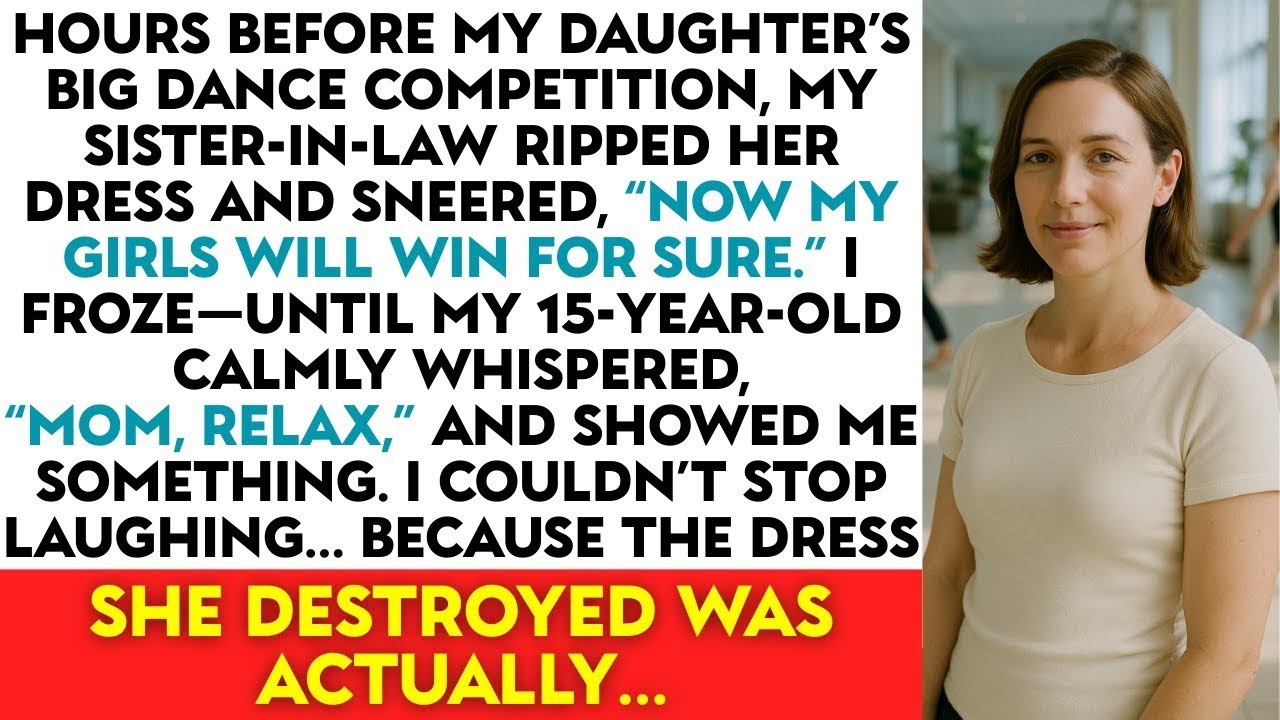 My Mil Ripped My Daughter’S Dress Right Before The Competition… But She Didn’T Expect