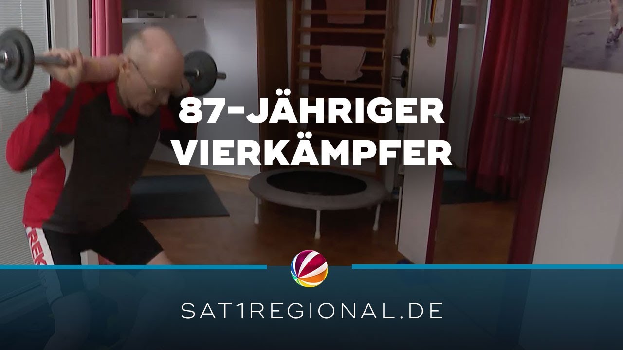 Fitness-Vierkampf: 87-Jähriger aus Celle stellt Altersrekord auf
