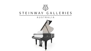 Steinway Colour Collection | Steinway Model B-211 in Ebony and White Polish