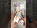 紫陽花のコラージュ|100均購入品を使う #shorts #collage