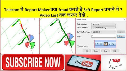How RF Report maker Edit 4G/3G/2G Export in Mapinfo ||