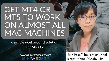 Get MT4 or MT5 to work on almost all MacOS.  The simple workaround. 100% working!