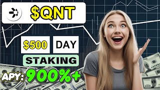Stake Quant coin Crypto 🚀 Earn Up to 952% APY by Staking QNT Crypto coin