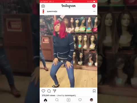 Queen Naija twerking