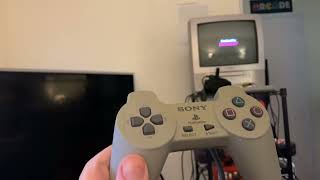 Test of 1999 Playstation PS1 for resale on ebay