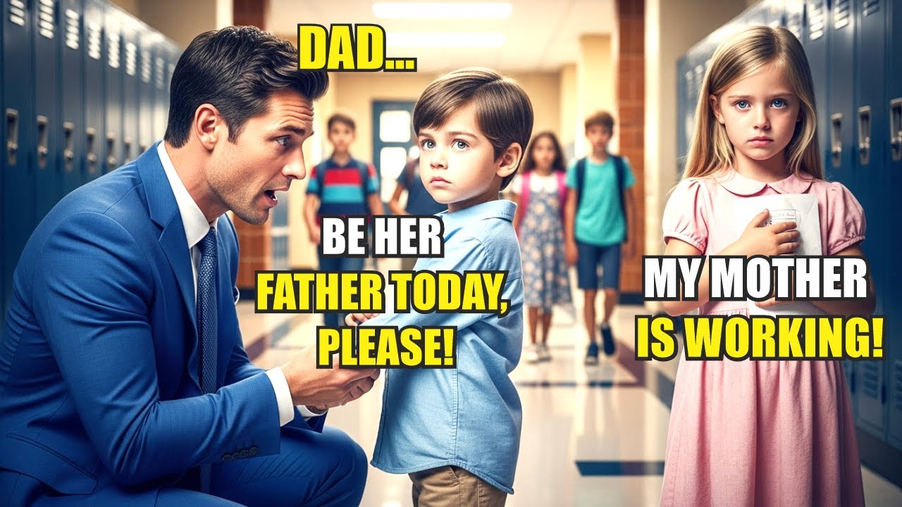 THE BILLIONAIRES SON ASKS HIS DAD TO HELP A POOR GIRLS PRESENTATION AND HE DOES THE UNBELIEVABLE