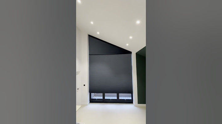 Dark Grey Automated Window Blinds