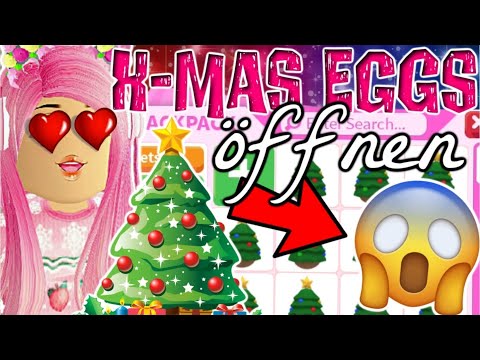 Ich ÖFFNE nur CHRISTMAS EGGS?✅ in Adopt Me! OMG das PET ? Roblox [DEUTSCH]