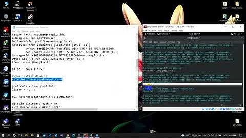 Installing and configuring Mail server ,SquirrelMail on Centos 8