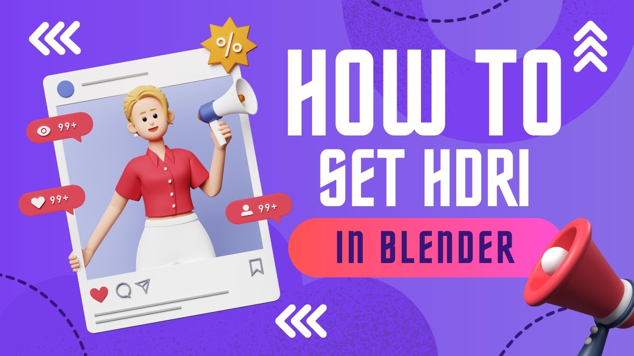 how to set hdri in blender - YouTube