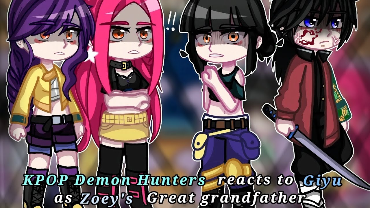 Kpop Demon Hunters reacts to Giyuu Tomioka as Zoey's great grandfather || SPOILERS || ANGSTY??? || 