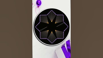 TOP Best String Art By 8 Point # Shorts