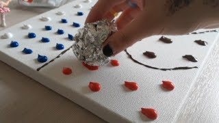 How to draw a couple walking in the park / painting with acrylic