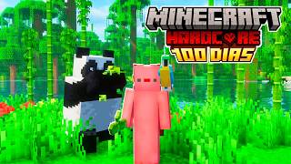 Sobreviví 100 DÍAS en una JUNGLA INFINITA en MINECRAFT HARDCORE