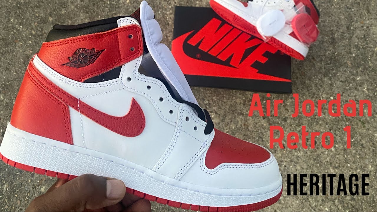 AIR JORDAN RETRO 1 HIGH OG “HERITAGE” REVIEW - YouTube