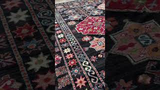 Midnight Nomad Rug (8'7" x 11'10") | Handmade Wool Caucasian-Style Carpet – SKU KE22503