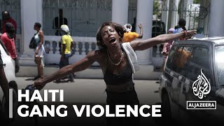 Haiti violence: Several killed as gang open fire on protesters