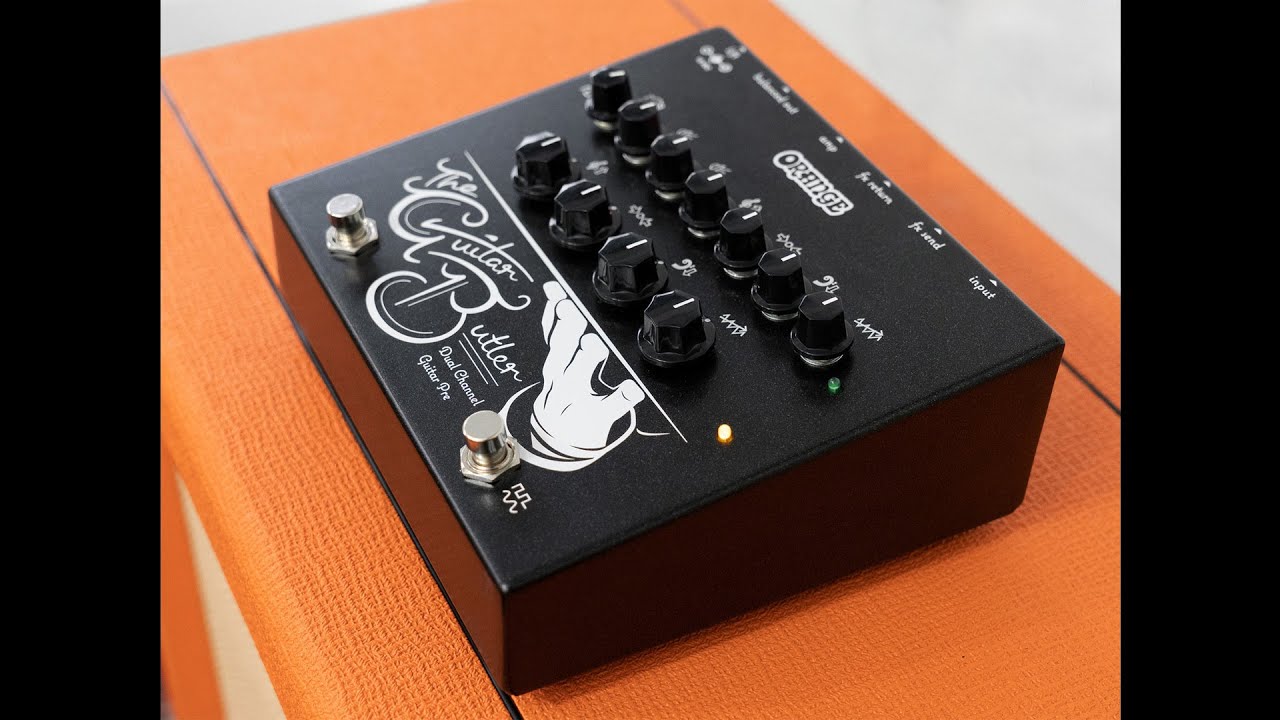 Orange introduces the Guitar Butler, a fully-featured ‘rig in a box’ preamp pedal