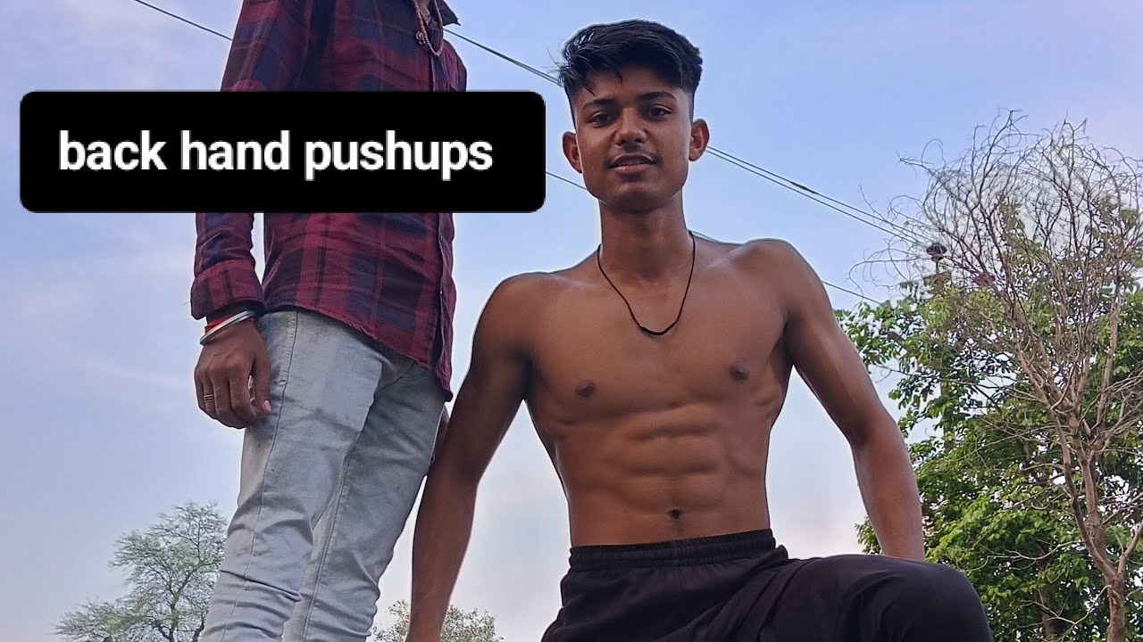 Back hand pushups challenge complete 💯
