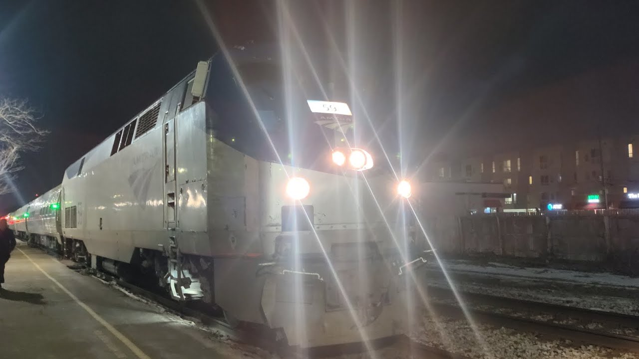 P42 Amtrak Lansing Michigan YouTube
