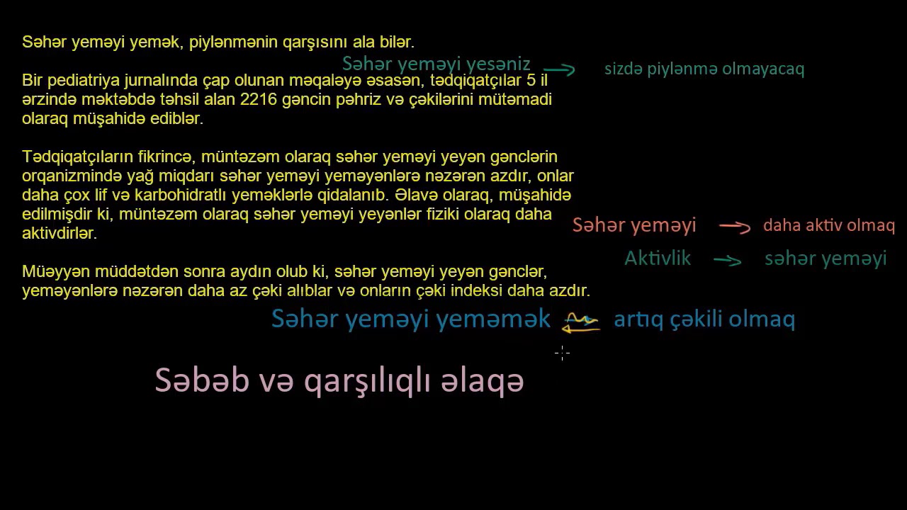 Korrelyasiya və səbəb