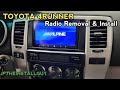 Toyota 4runner sr5 radio removal replacement install upgrade