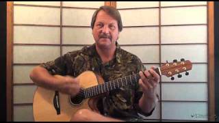 Ramblin' Man Riff acoustic Guitar lesson Preview - Allman Brothers