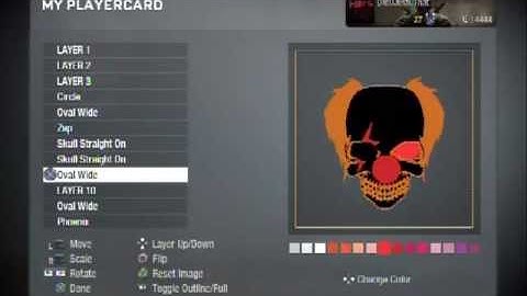 Black Ops Evil Clown Emblem
