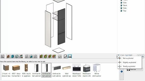ARCHLine.XP cabinet features for documentation and CNC output